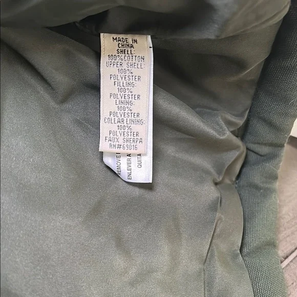 Men's Ruff Hewn Green Vest w/ Brown Accents - Picture 4 of 5